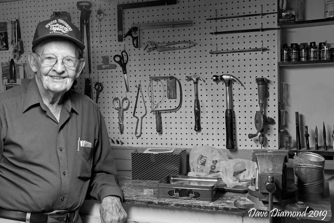 Jim DeBoer in his workshop