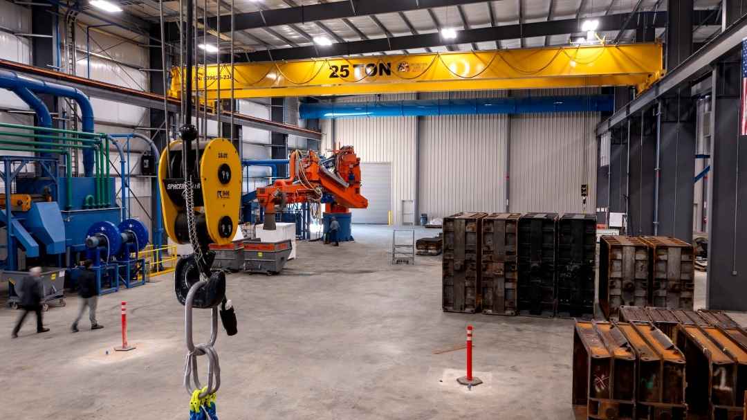 Tyler Union Foundry’s new facility in Anniston, Alabama.