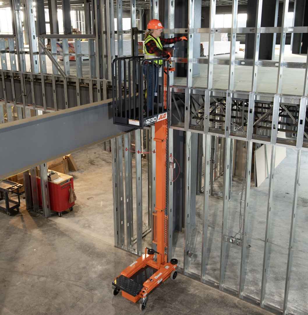 JLG Launches 1230P Push-Around Lift, Updates Entire Low-Level Access Line