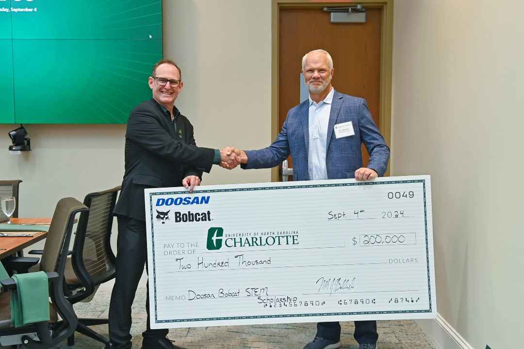 Bobcat Joins UNC Charlotte for Student Scholarships & STEM Hub