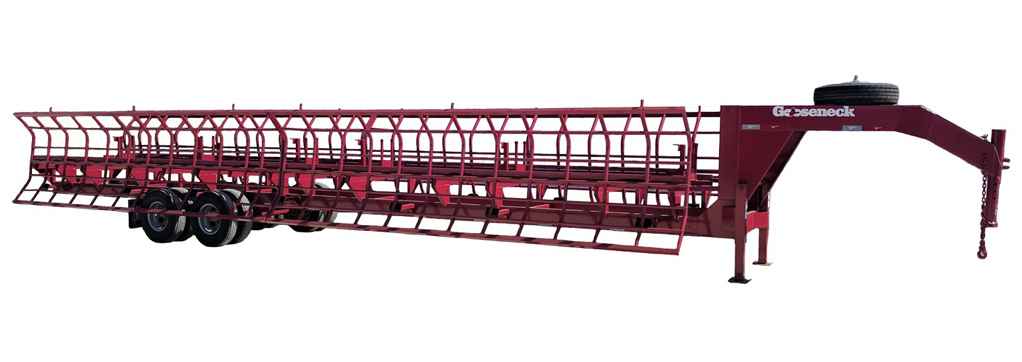 Gooseneck 14 Bale In-Line trailer