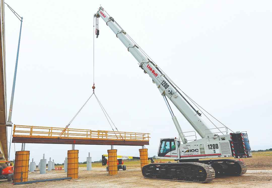 Stage V engines in Link-Belt telecrawler cranes