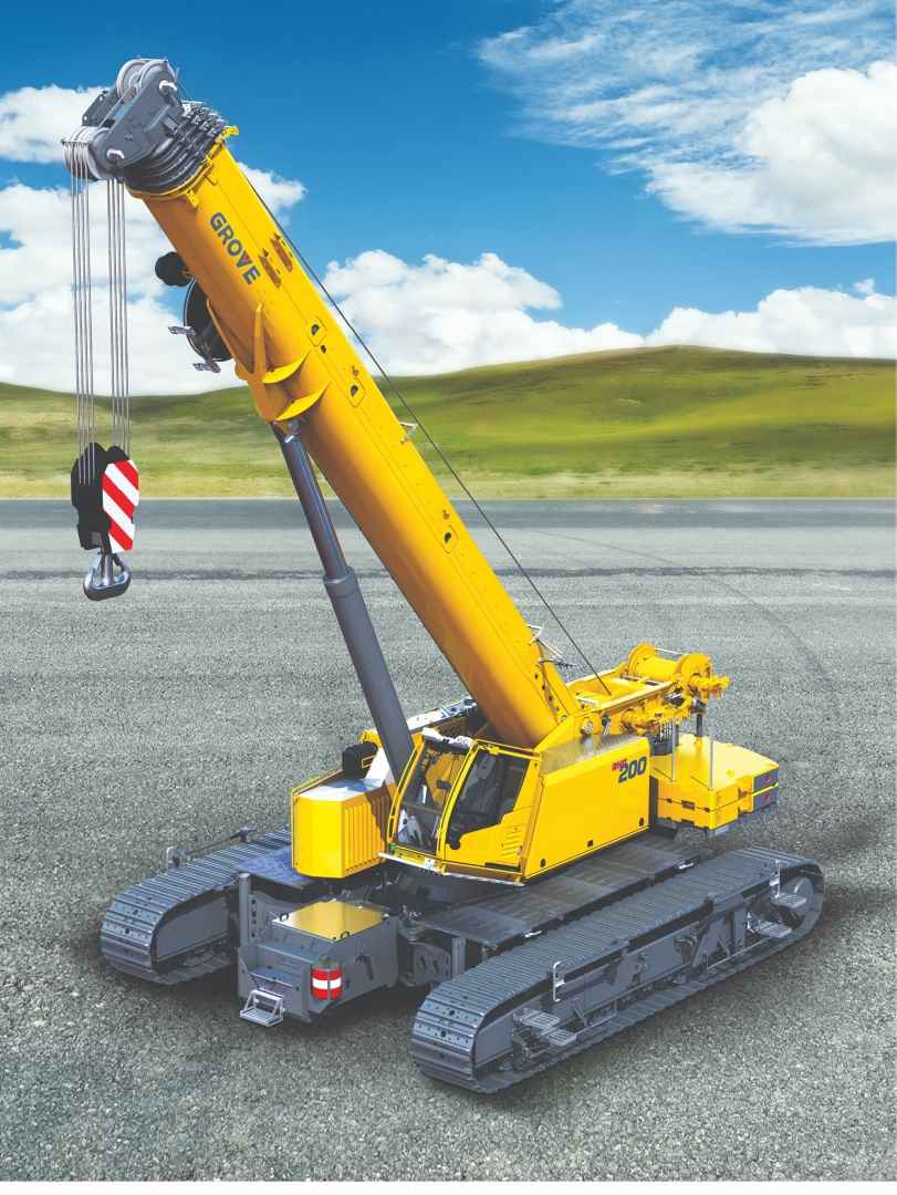 Grove GHC200 telescoping crawler crane