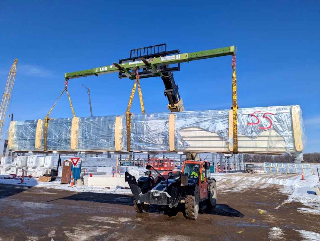 LGH and Caldwell Develop Telescoping Forklift Beam for Material Handling Efficiency
