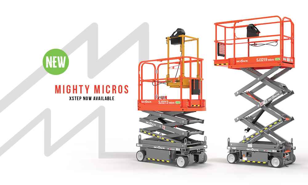 Skyjack Launches New SJ3213 & SJ3219 Micro Scissor Lifts