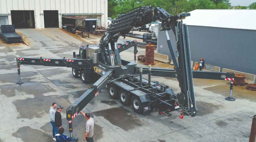Cormach Kuckleboom crane technologies