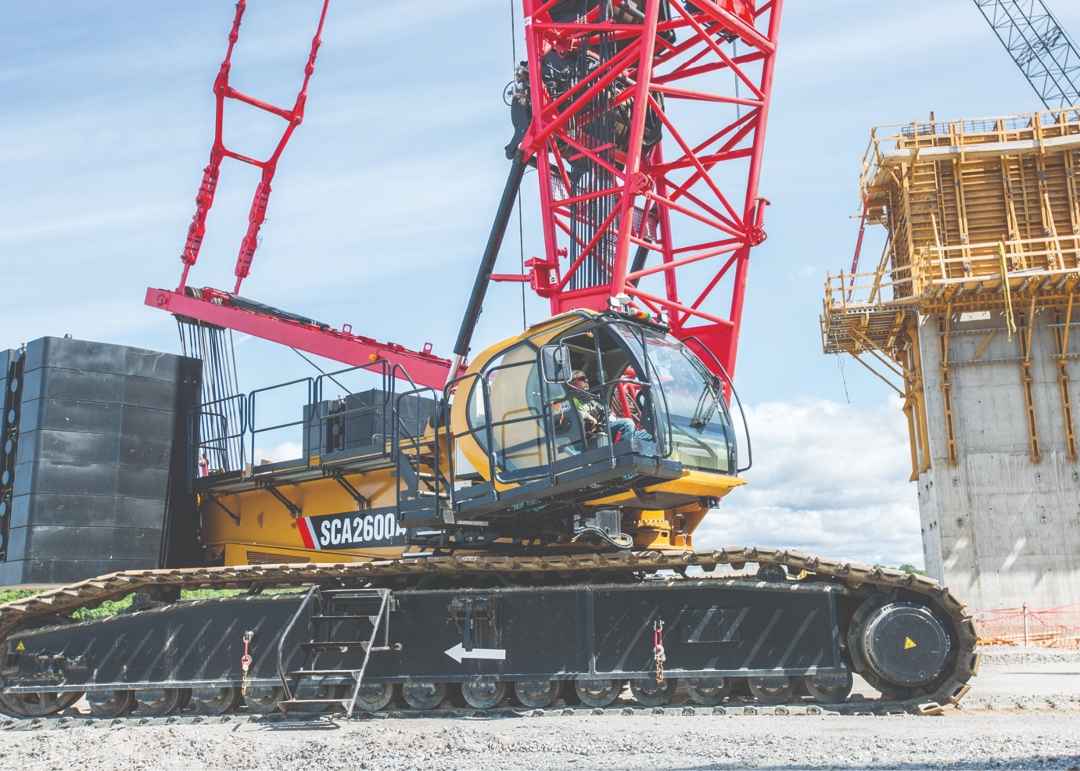 SANY America lattice boom crawler