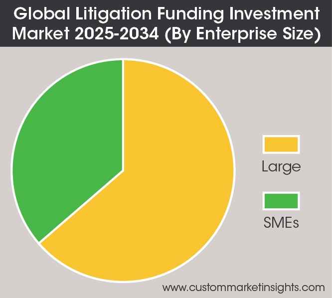 Global Litigation Funding Investment Market 2025-2034 (By Enterprise Size)