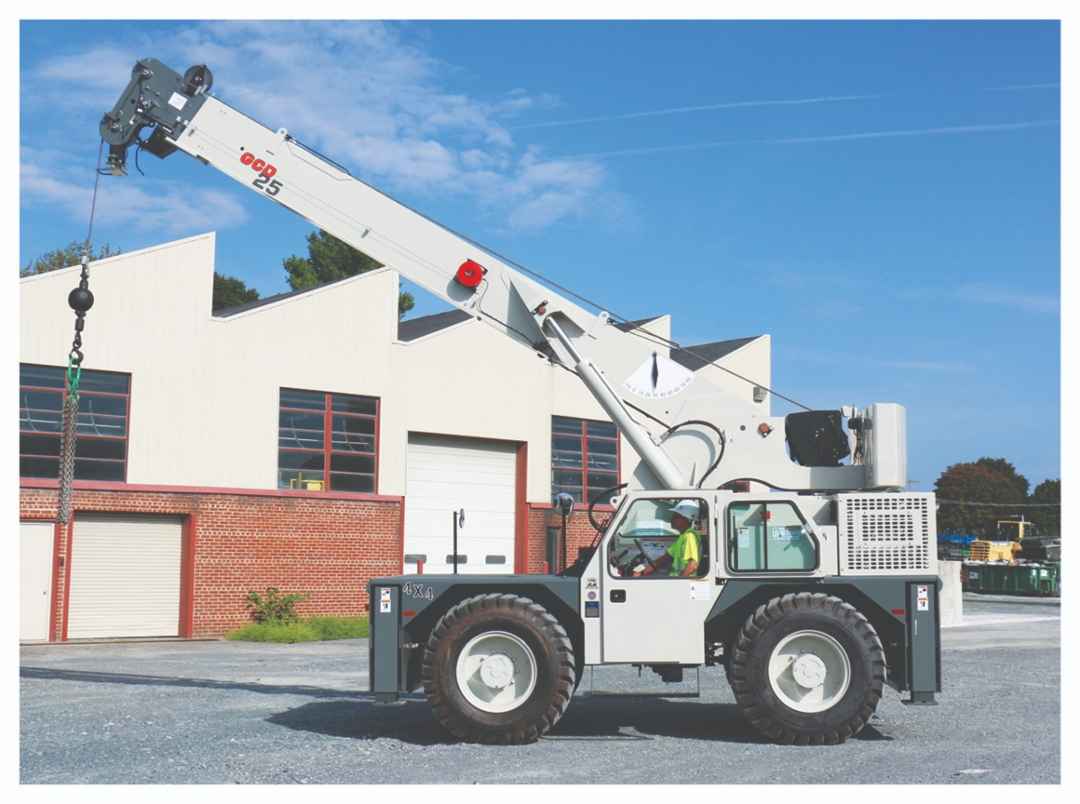 Grove and Shuttlelift carry-deck crane