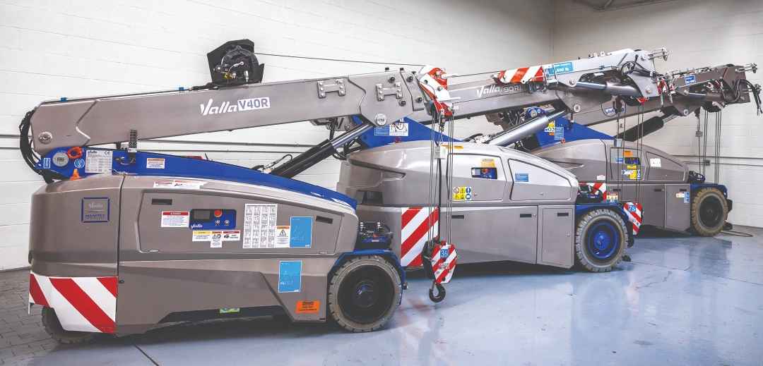 Tadano Valla fully electric, battery-powered model