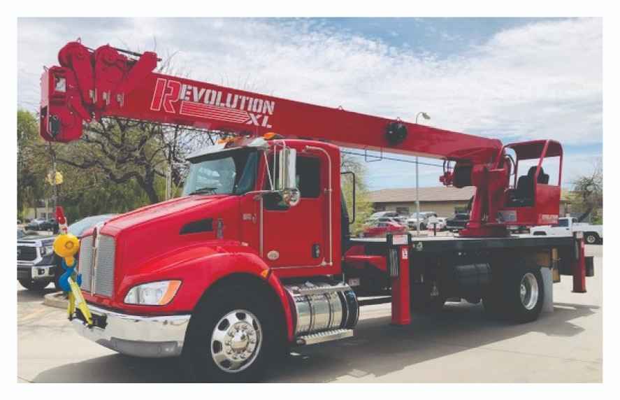 Smiley Lifting Solutions truck mounted crane