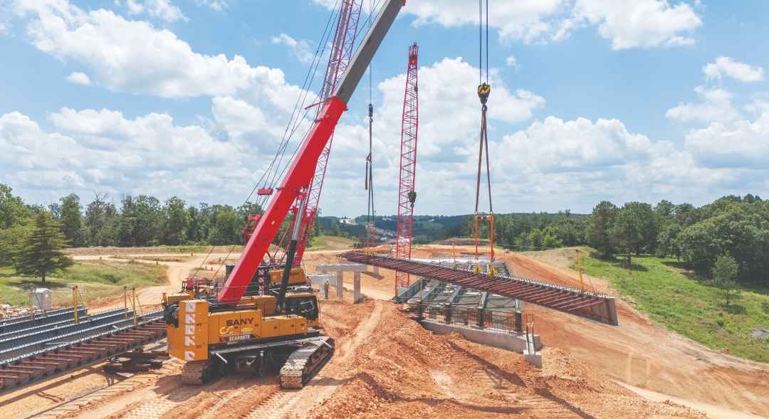  SANY SCA1000A and SCA900TB cranes 