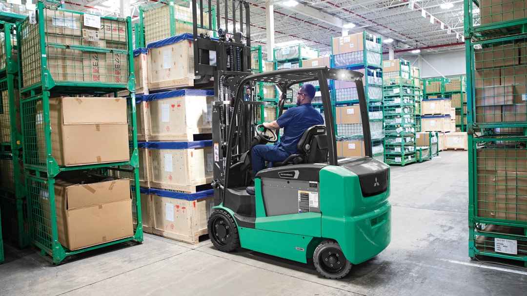 Mitsubishi Forklift Trucks Unveils New Mid-Size Electric Cushion Series
