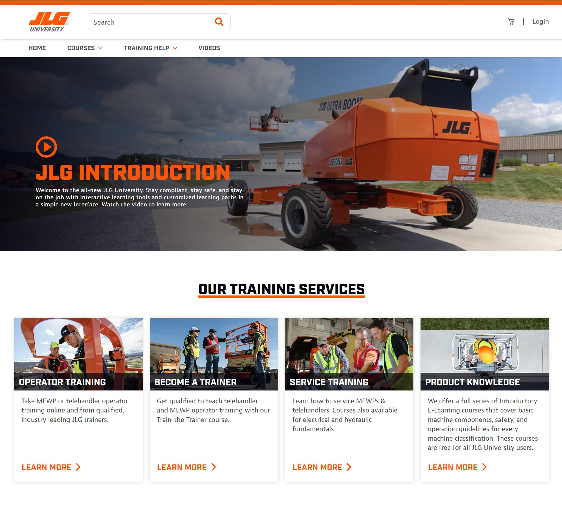 JLG Revamps Training Program 