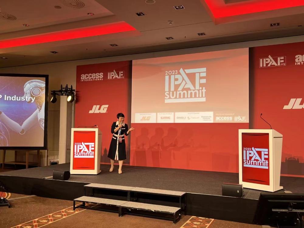 Sinoboom CEO Susan Xu speaks at IPAF Summit