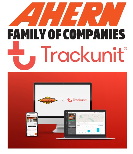Ahern Partners with Trackunit for Telematics