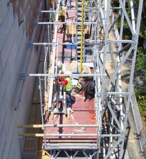 Creative Approach to Mounting Mast Climbers Yields Work of Art