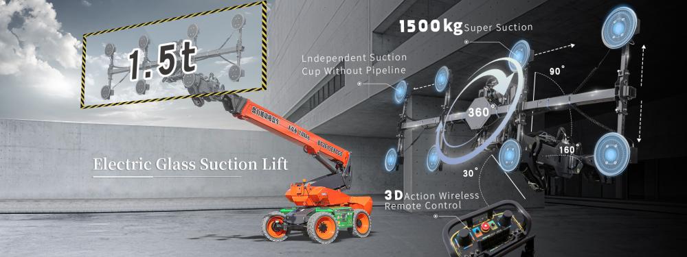 Dingli Unveils Battery-Powered 3,300-lb. Capacity Glass-Handler