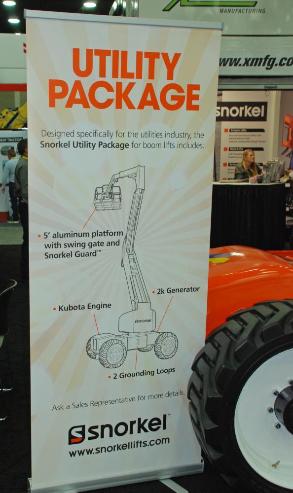 Snorkel Highlights Boom Lift with Utility Package