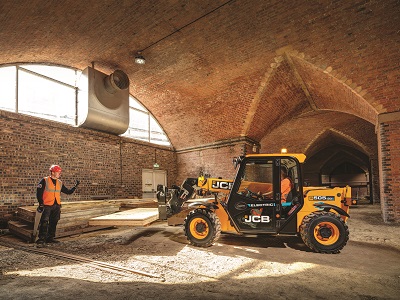 JCB Launches All-Electric Loadall Telehandler