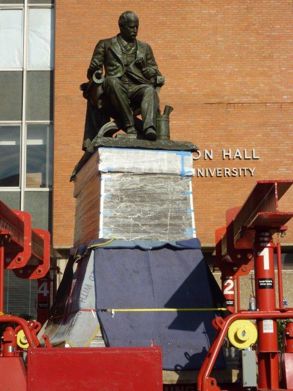 George Young Companies Moves Historic Monument
