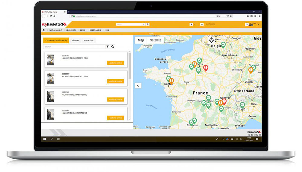 Haulotte Introduces Telematics Solution