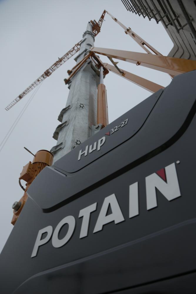 Potain Hup Self-Erecting Crane Line Makes Debut at Bauma