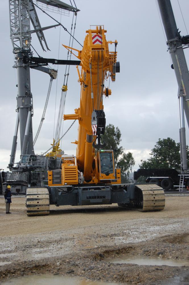 Liebherr Launches Telecrawler and AT Cranes at Customer Days