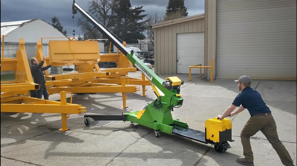New Multi-Purpose Microcrane Features Compact, Portable Design