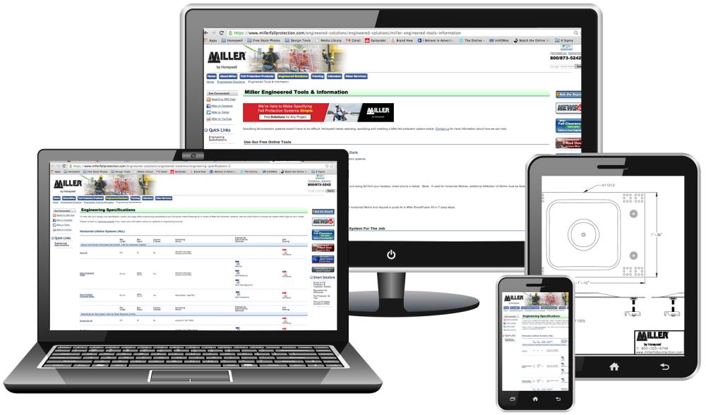 Online Tool Helps Select Miller Fall Protection for Projects and Plans