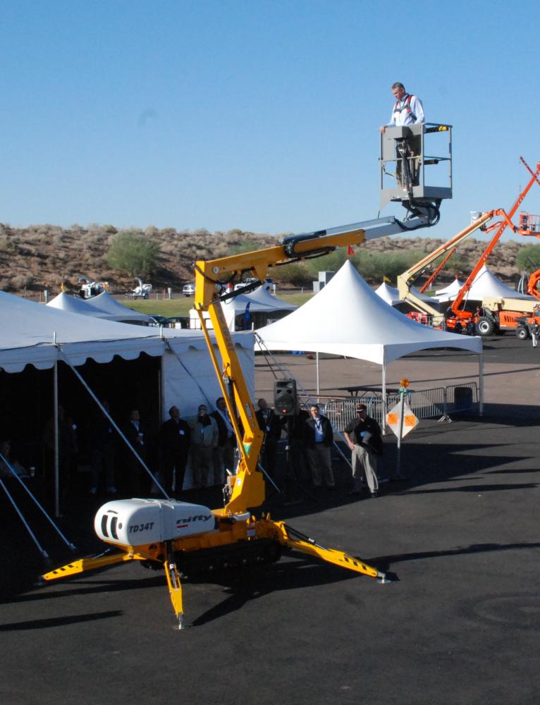 Entry-Level Tracked Lifts Travel with Ease