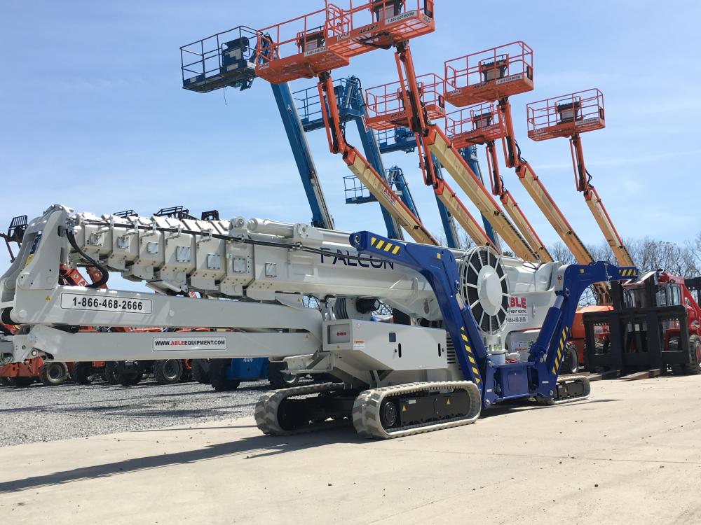 Able Equipment Adds 170-ft. Atrium Lift to Rental Fleet