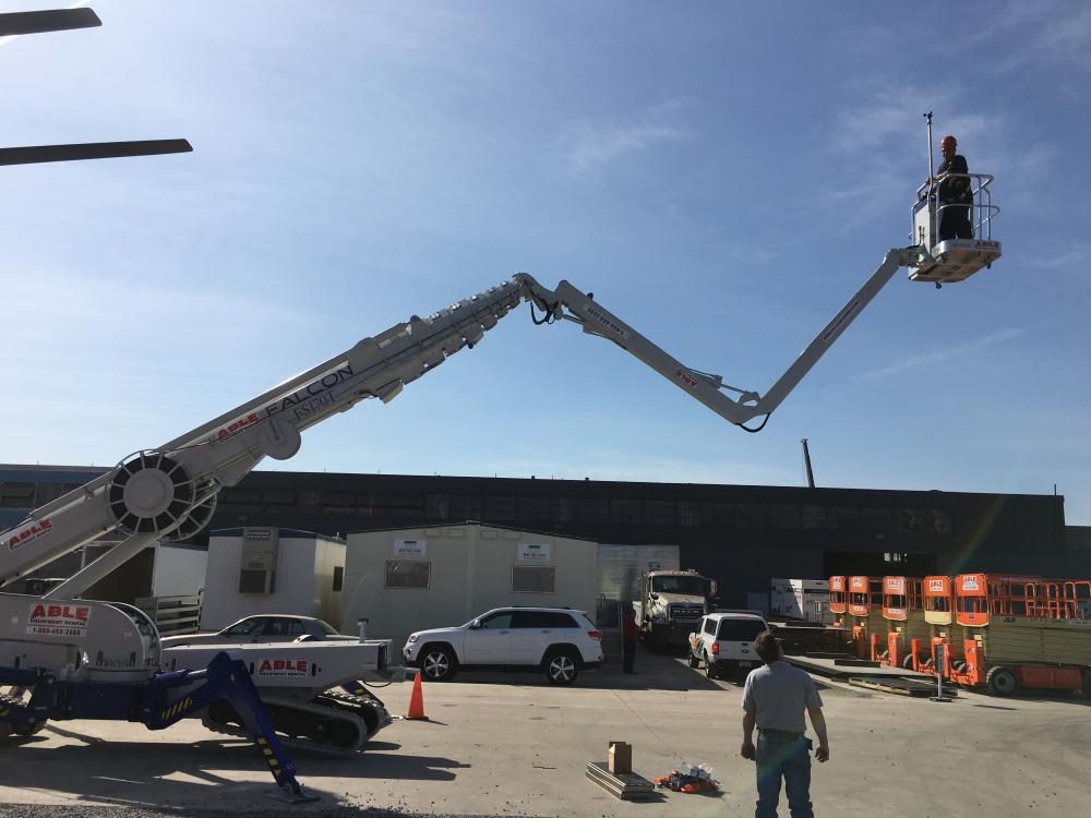 Able Equipment Adds 170-ft. Atrium Lift to Rental Fleet