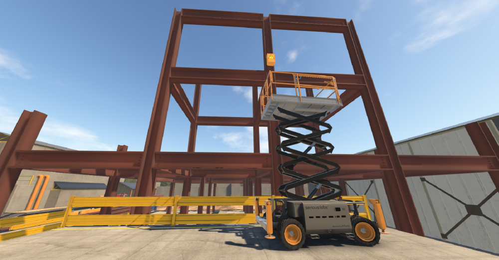 Serious Labs Developing VR Simulator with Scissor Lift Leader Skyjack  