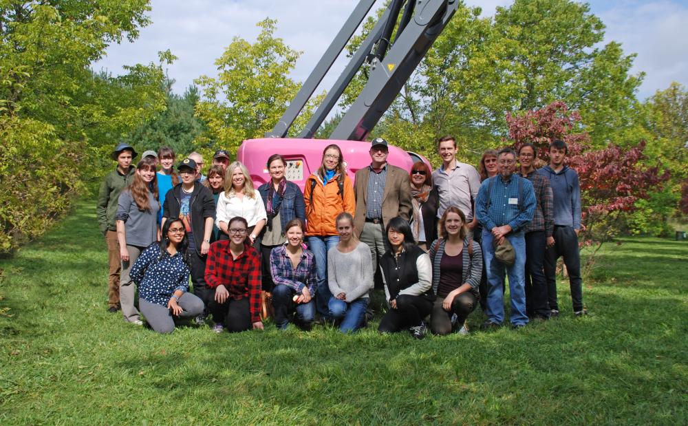 Skyjack Lift Helps Students Collect Seeds from Rare Trees