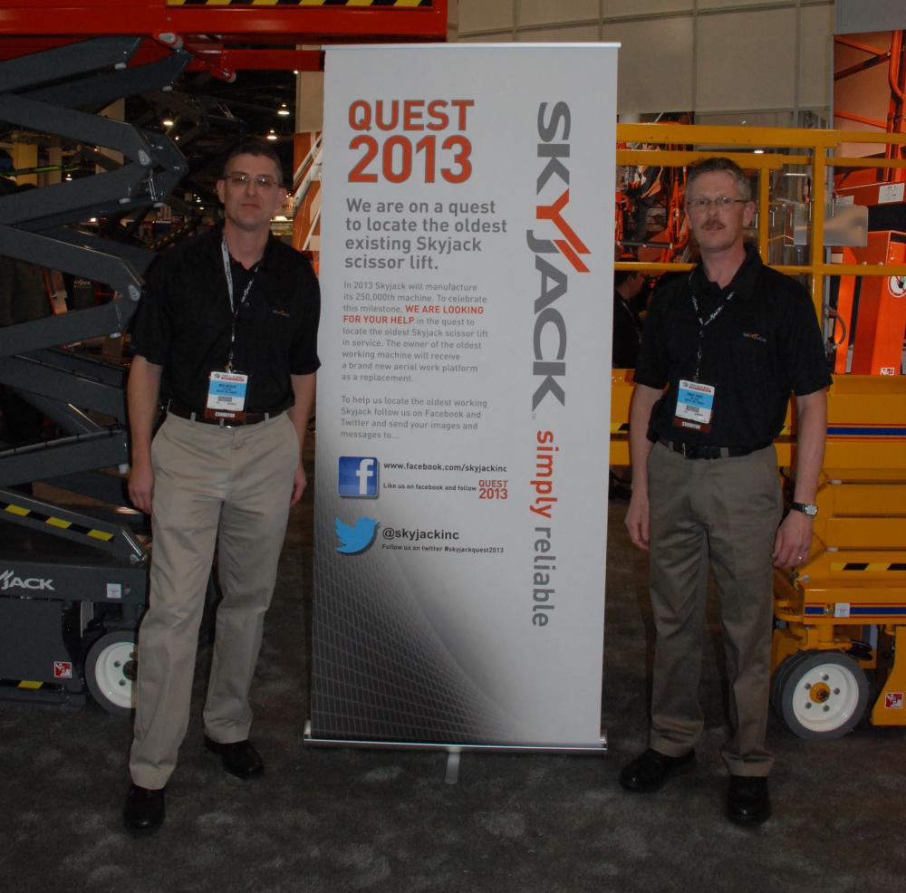 Quest Launched to Find Oldest Working Skyjack Scissor Lift