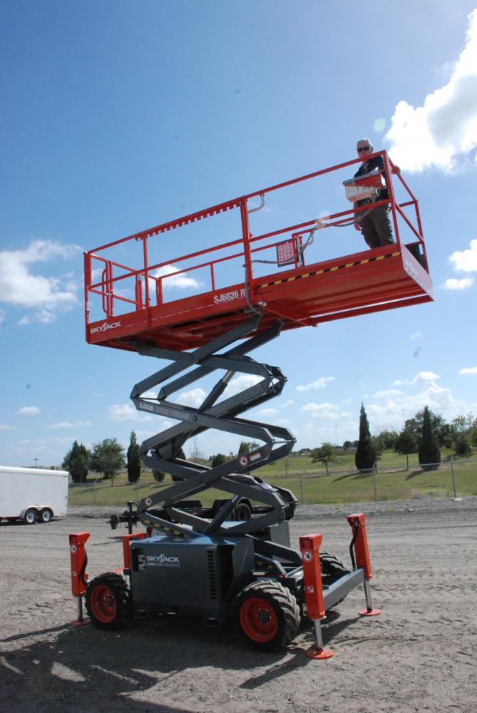 Rough Crowd: Compact RT Scissor Lifts in the 59- to 69-in. Wide Class
