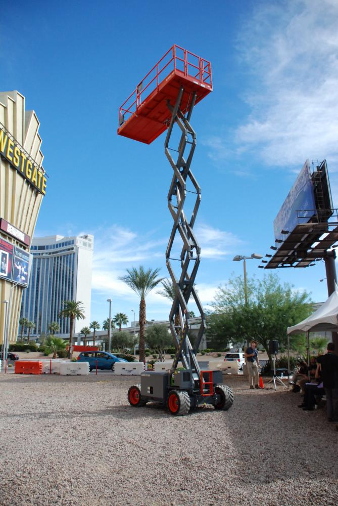 Skyjack's SJ6832 RTE Scissor Lift Shows Benefits