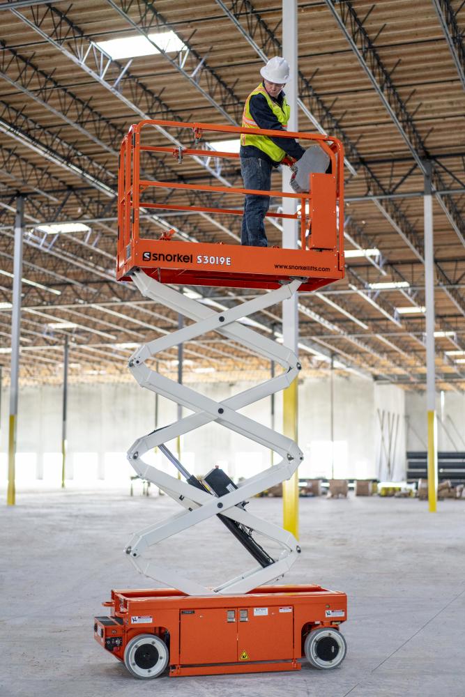 Snorkel Launches S3019E Electric Slab Scissor Lift at Bauma 2019