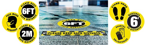 TVH Unveils New Line of Social Distancing Decals