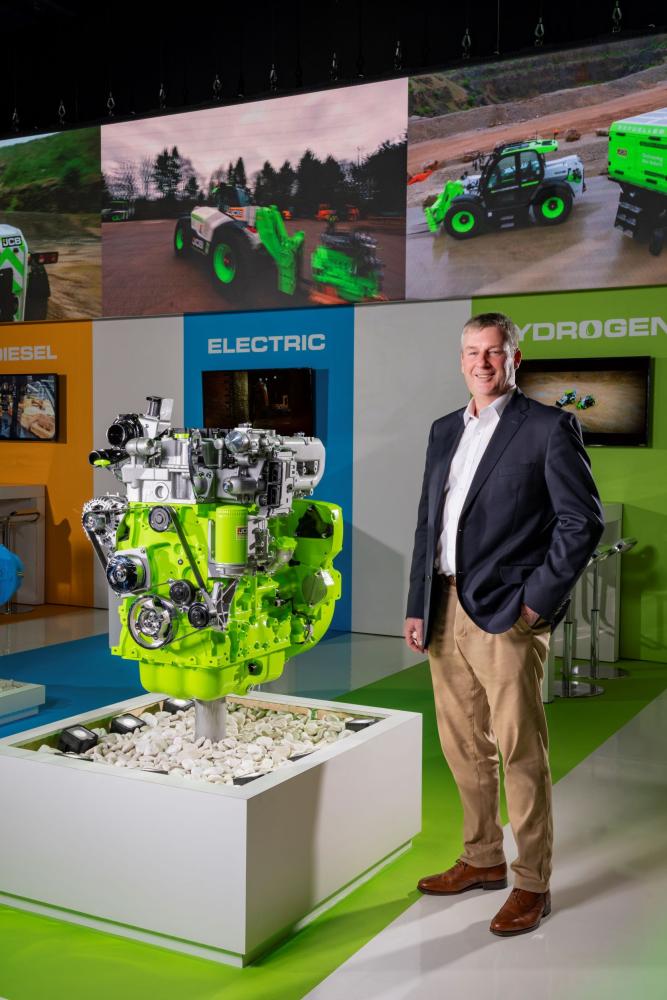 JCB Hydrogen Engine Makes International Debut