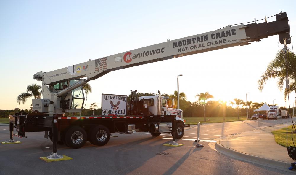 National Boom Truck Part of World Trade Center Foundation Cross-Country Tour 